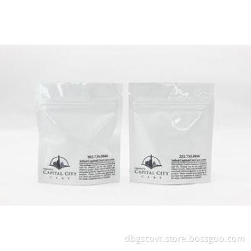 Medical Grade Stand Up Plastic Ziplock Bags With Clear Wind